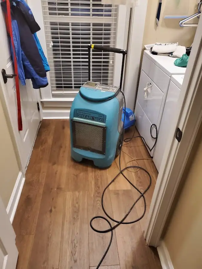 Commercial dehumidifier deployed for Flood Damage Cleanup in Canutillo